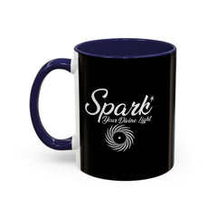 Spark Your Divine Light Accent Ceramic Coffee Mug