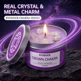 Crown Chakra Scented Candles Sandalwood scent- with Gift Box Spiritual Gifts for Women,Men,Valentines Day Birthday&Anniversary