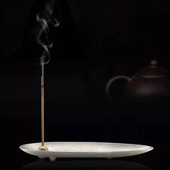 Japanese Alloy Incense Burner Metal White Sage Incense Sticks Holder Zen Household Home Decor Ornaments Ashtray