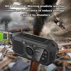 Portable Solar Radio, Emergency Kits first Aid Radio with Crank, Dynamo AM/FM Radio,Blackout Power station,USB Phone Charger