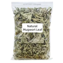 Premium Dried Mugwort Leaves Natural Wormwood Artemisia Argyi for Moxibustion Foot Bath Spa Relaxation Long Lasting Reed Diffuse