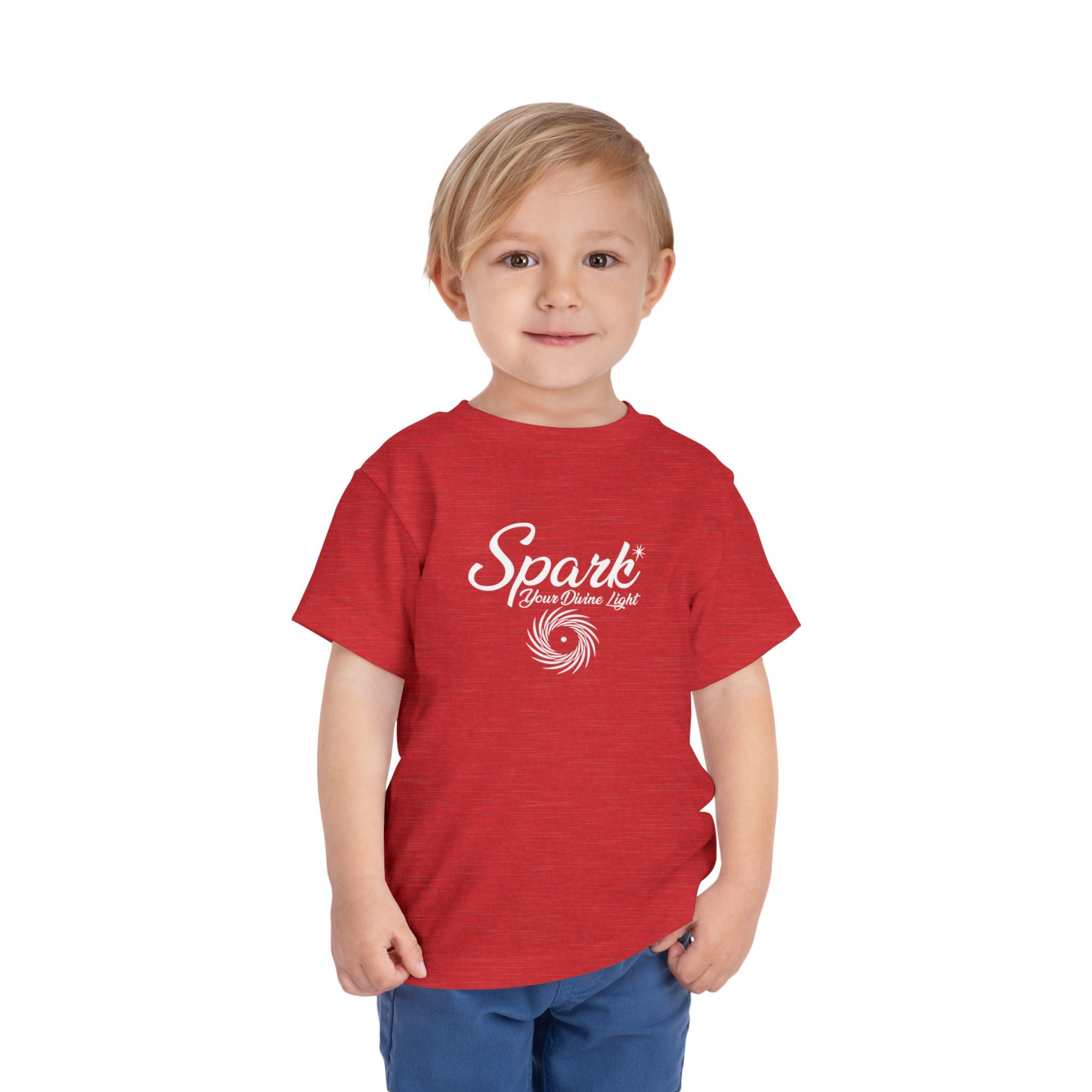Spark Toddler Tee - 'Shine Your Light' Yellow Graphic Shirt