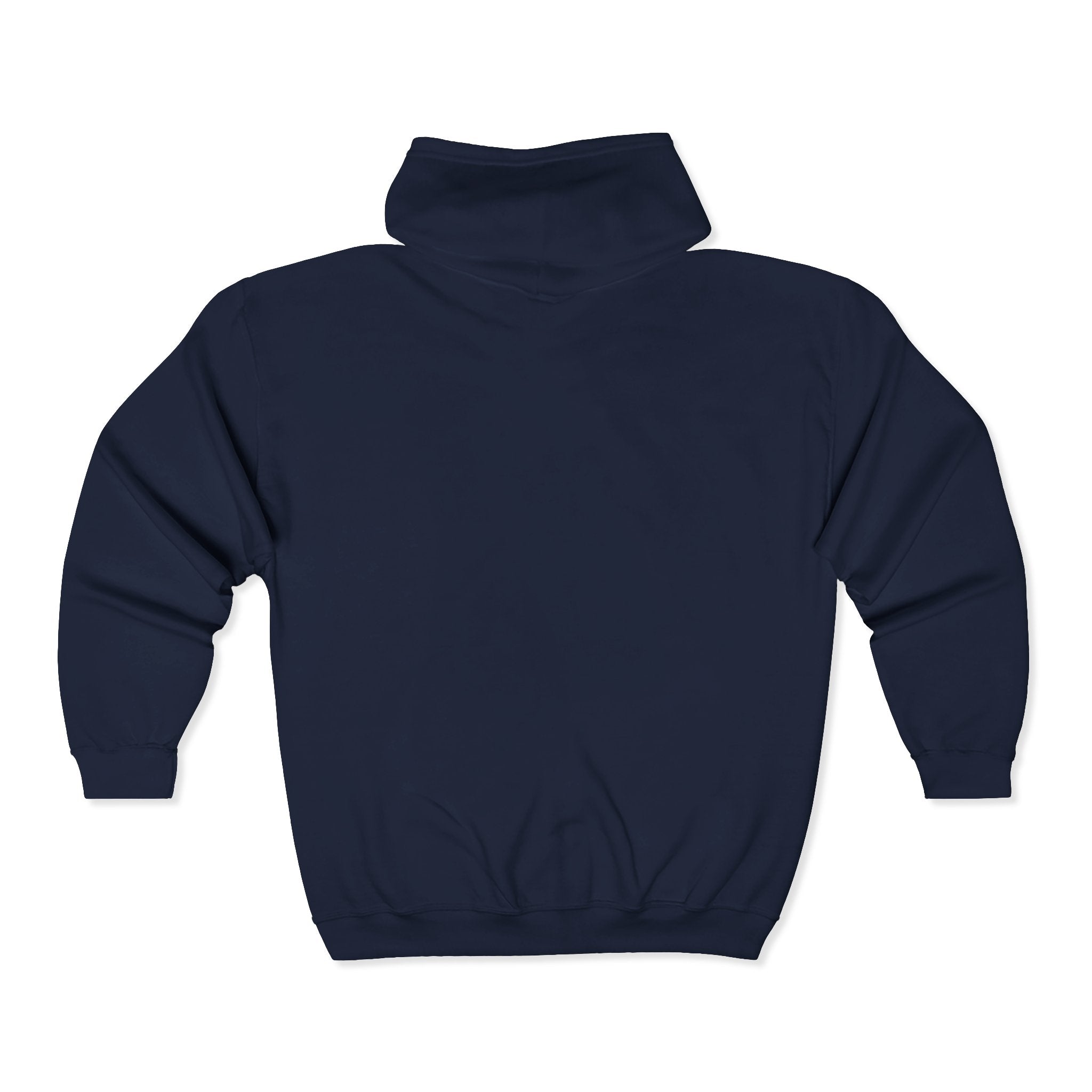 Spark Blue Ocean Light Zip Hoodie — Nautical Surf Logo Full-Zip Sweatshirt