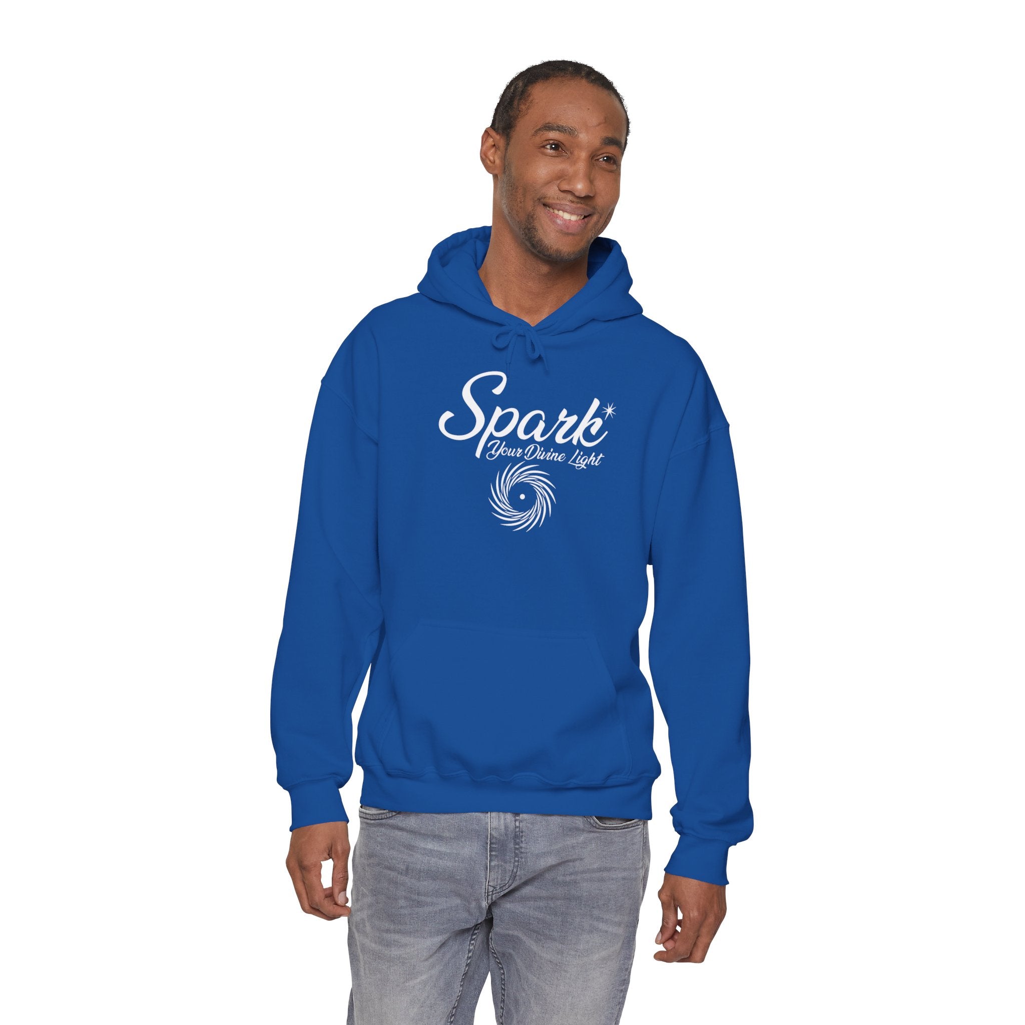 Spark Your Divine Light Hoodie Inspirational Spiritual Pullover