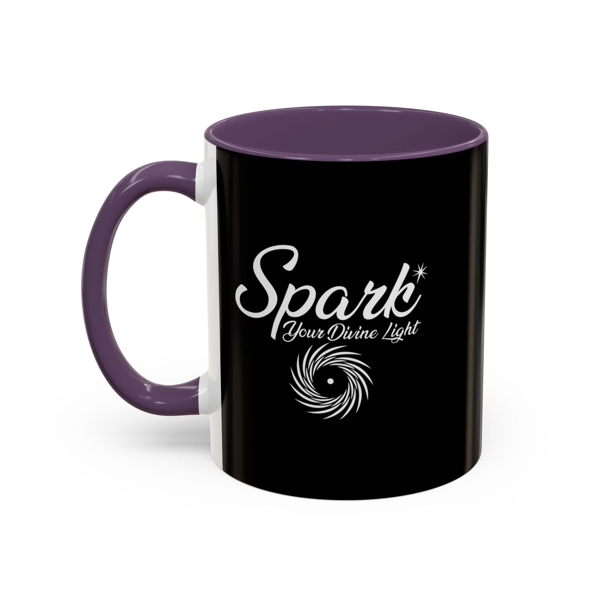Spark Your Divine Light Accent Ceramic Coffee Mug