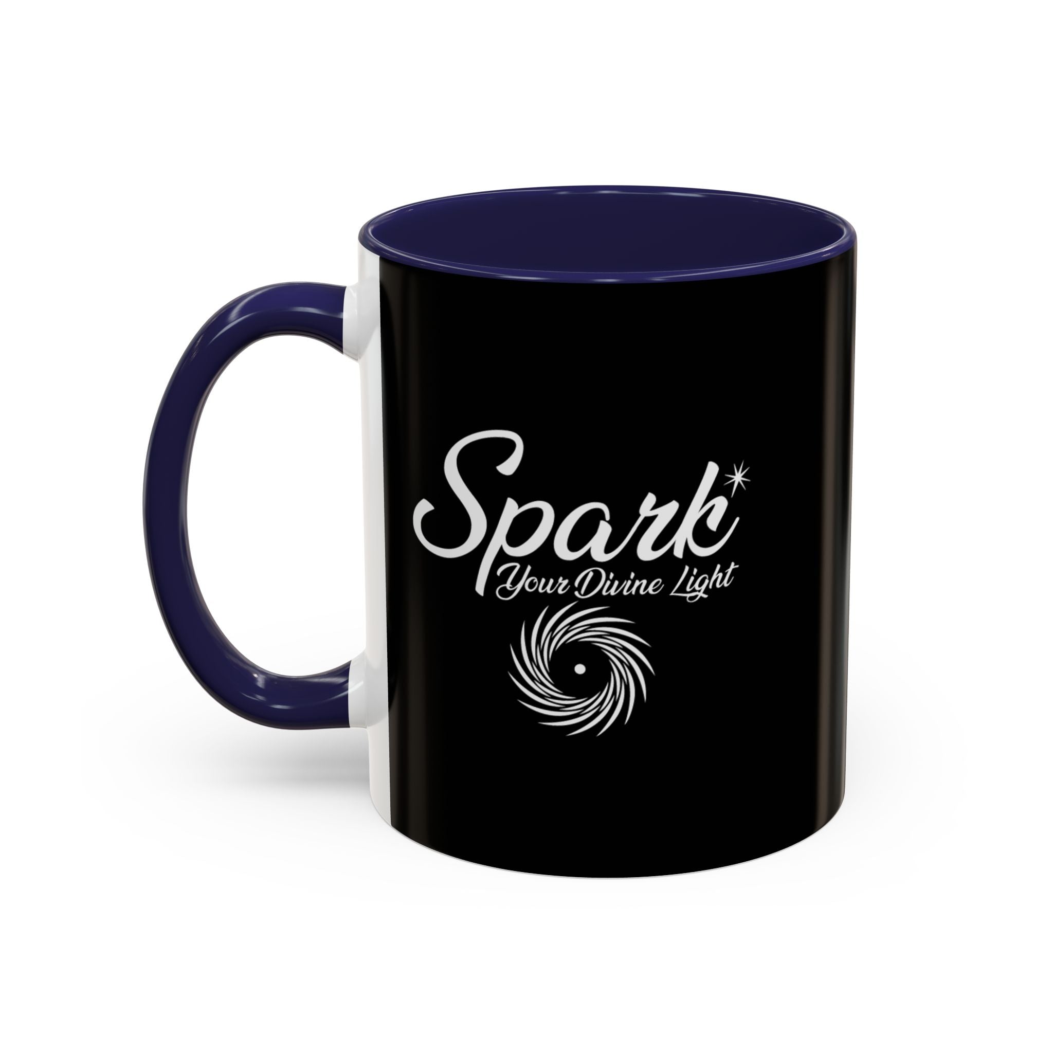 Spark Your Divine Light Accent Ceramic Coffee Mug