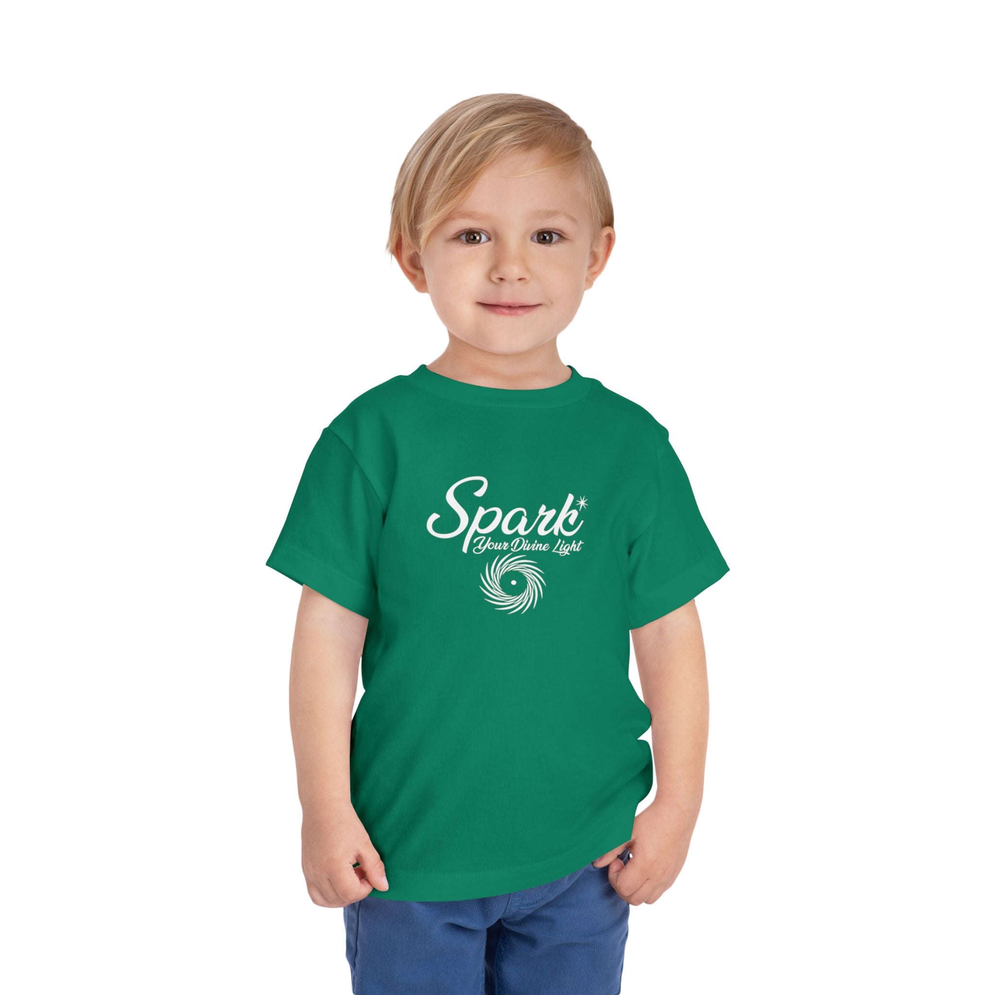 Spark Toddler Tee - 'Shine Your Light' Yellow Graphic Shirt