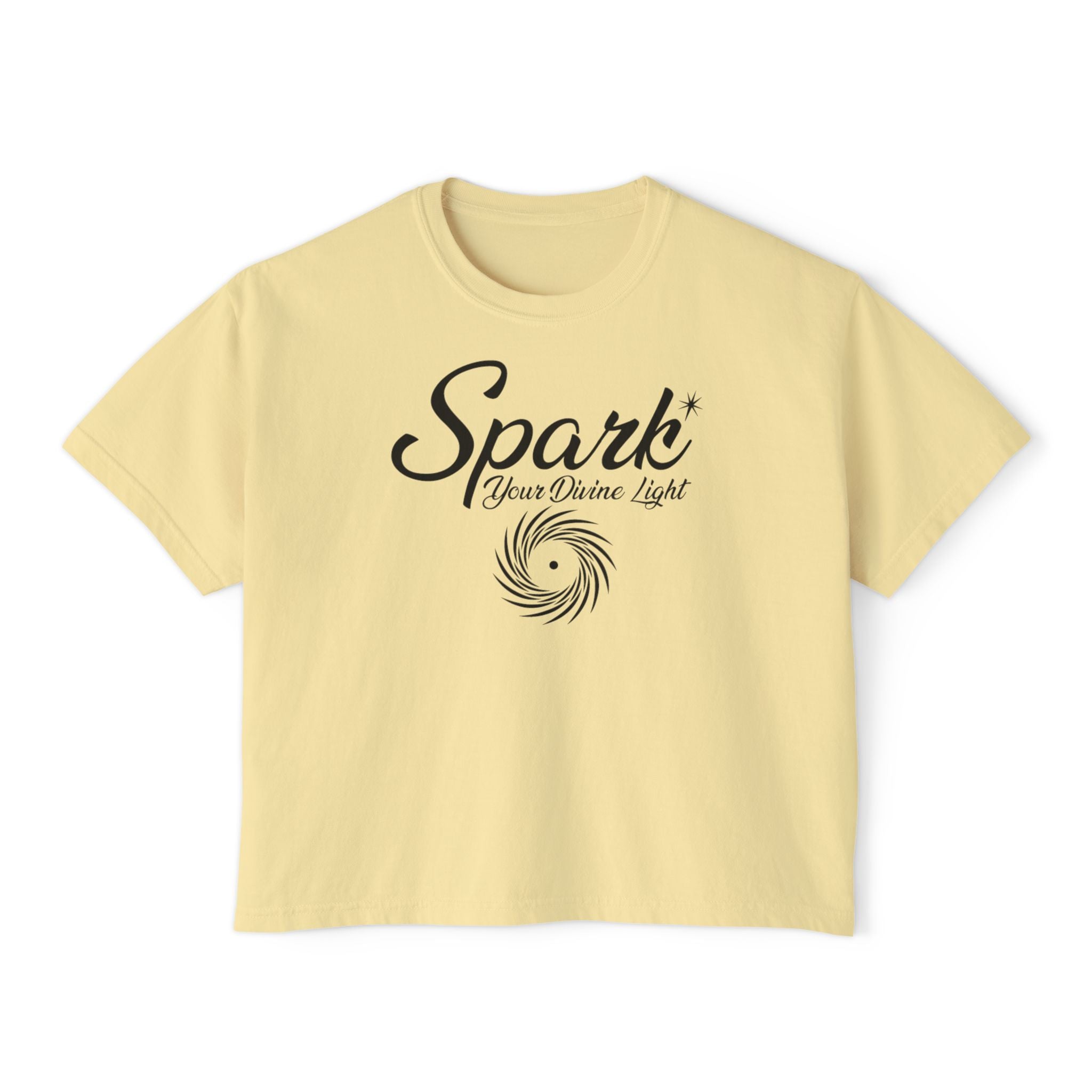 Spark Your Divine Light Boxy Tee