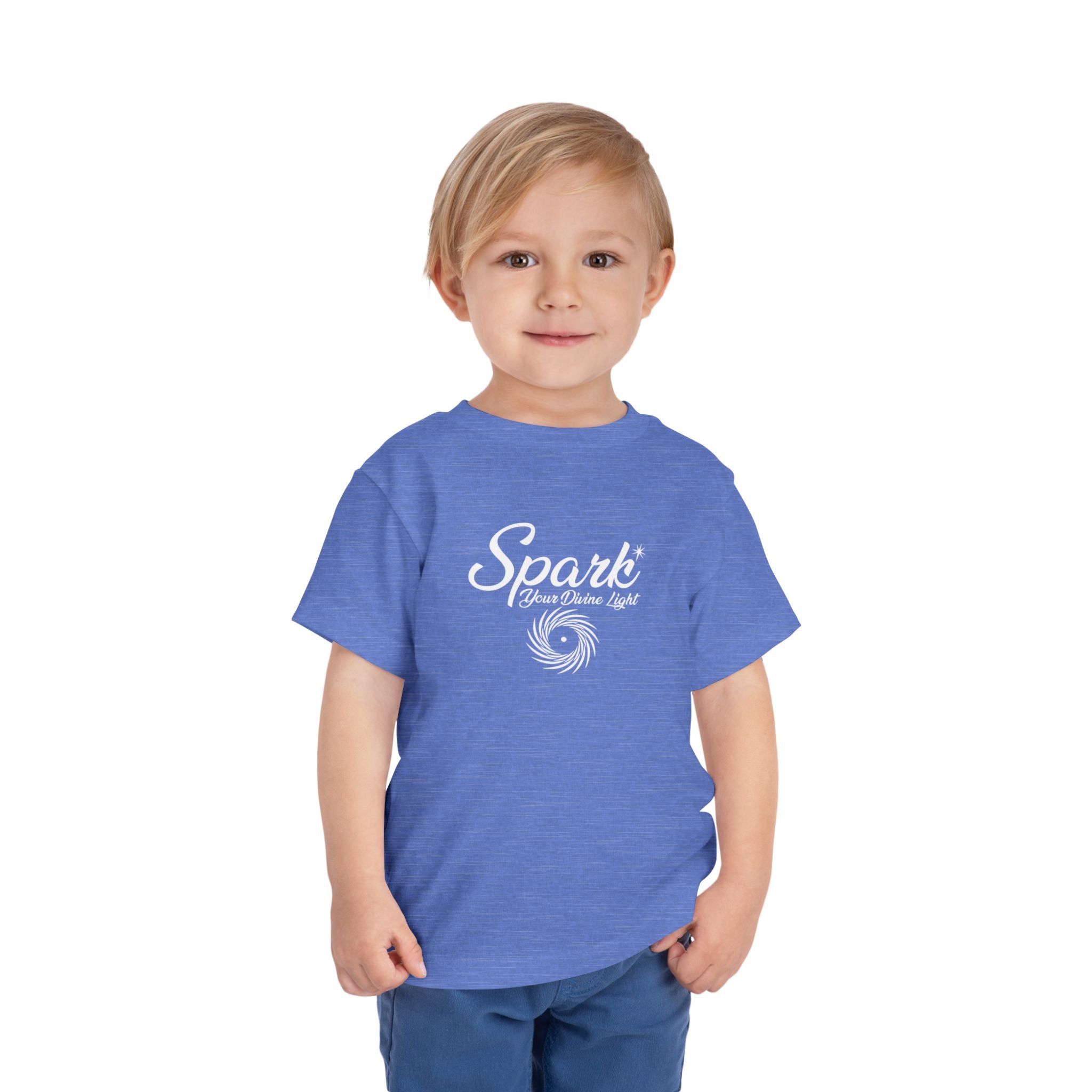 Spark Toddler Tee - 'Shine Your Light' Yellow Graphic Shirt