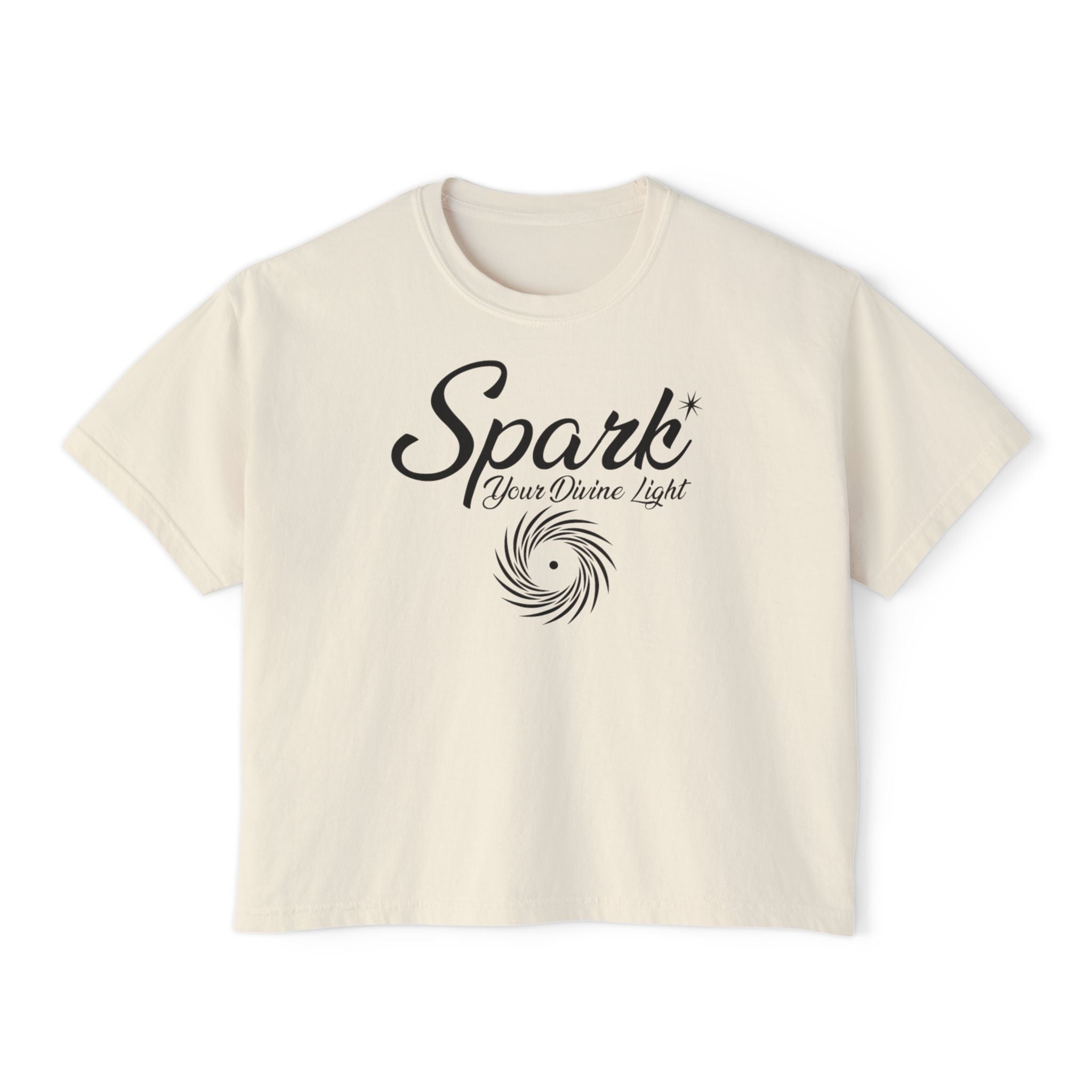 Spark Your Divine Light Boxy Tee