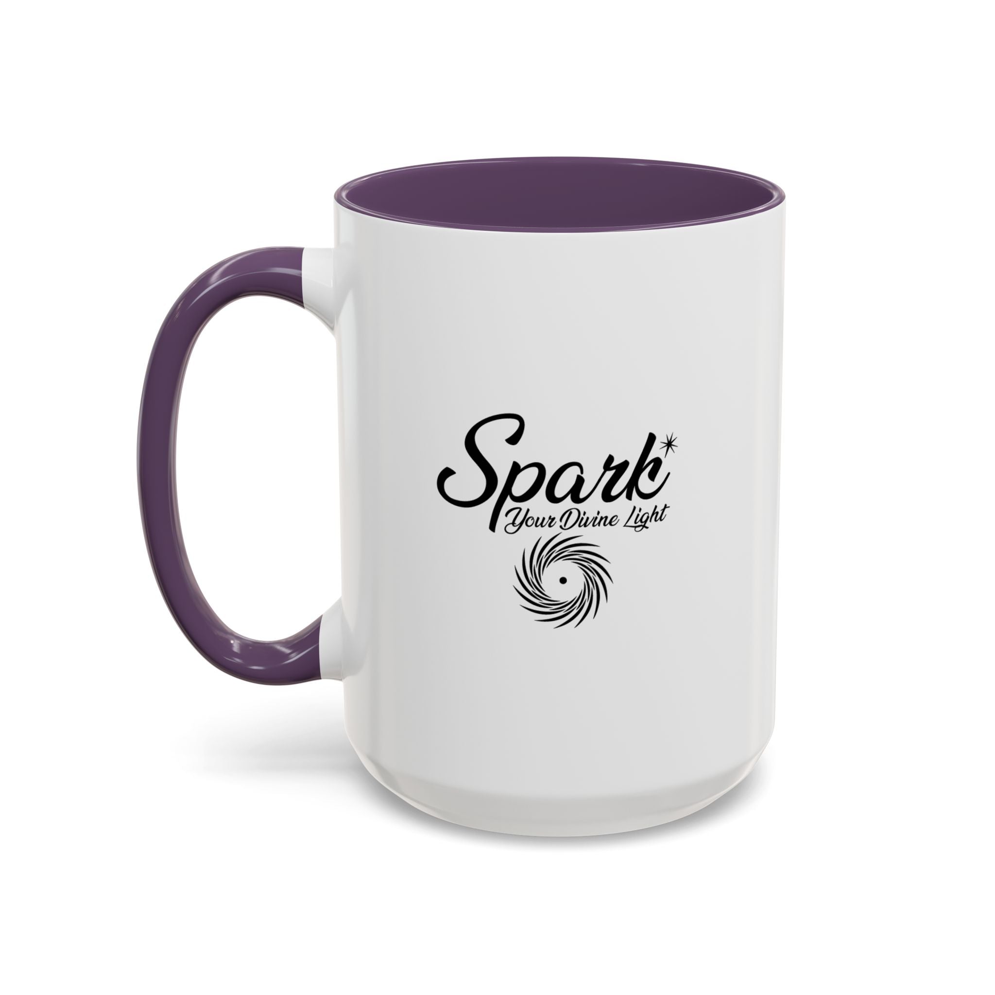 Spark Your Divine Light Accent Ceramic Coffee Mug