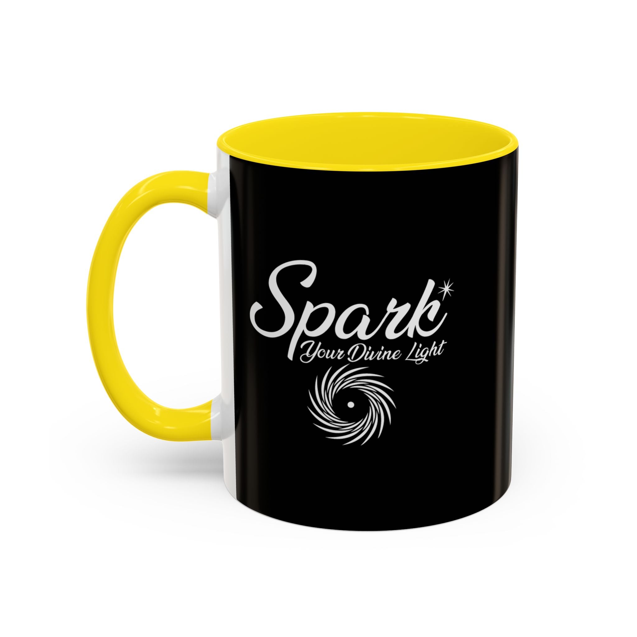 Spark Your Divine Light Accent Ceramic Coffee Mug