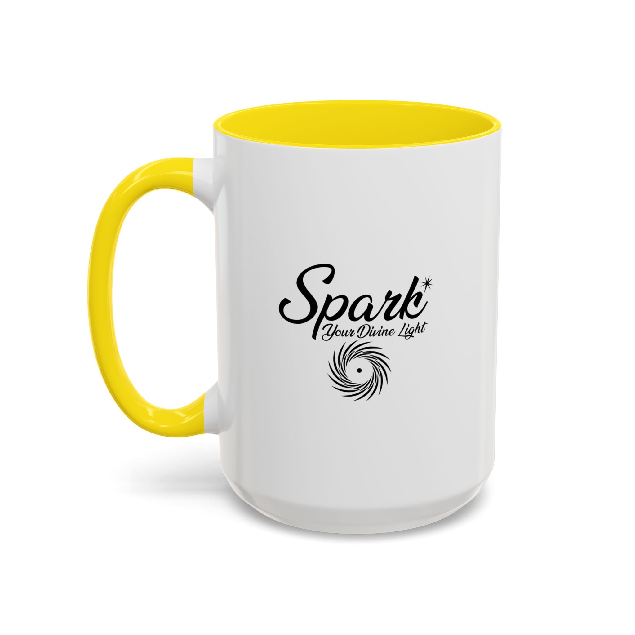 Spark Your Divine Light Accent Ceramic Coffee Mug
