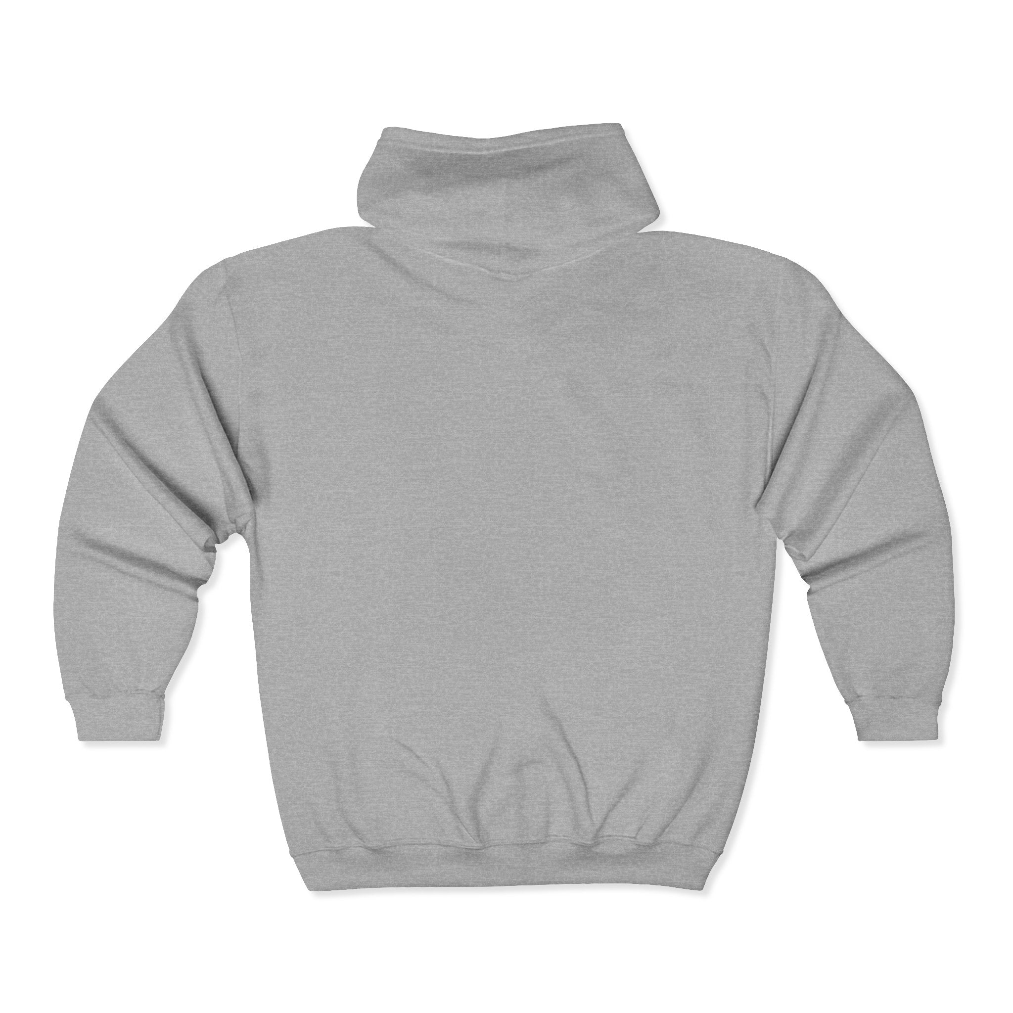 Spark Blue Ocean Light Zip Hoodie — Nautical Surf Logo Full-Zip Sweatshirt