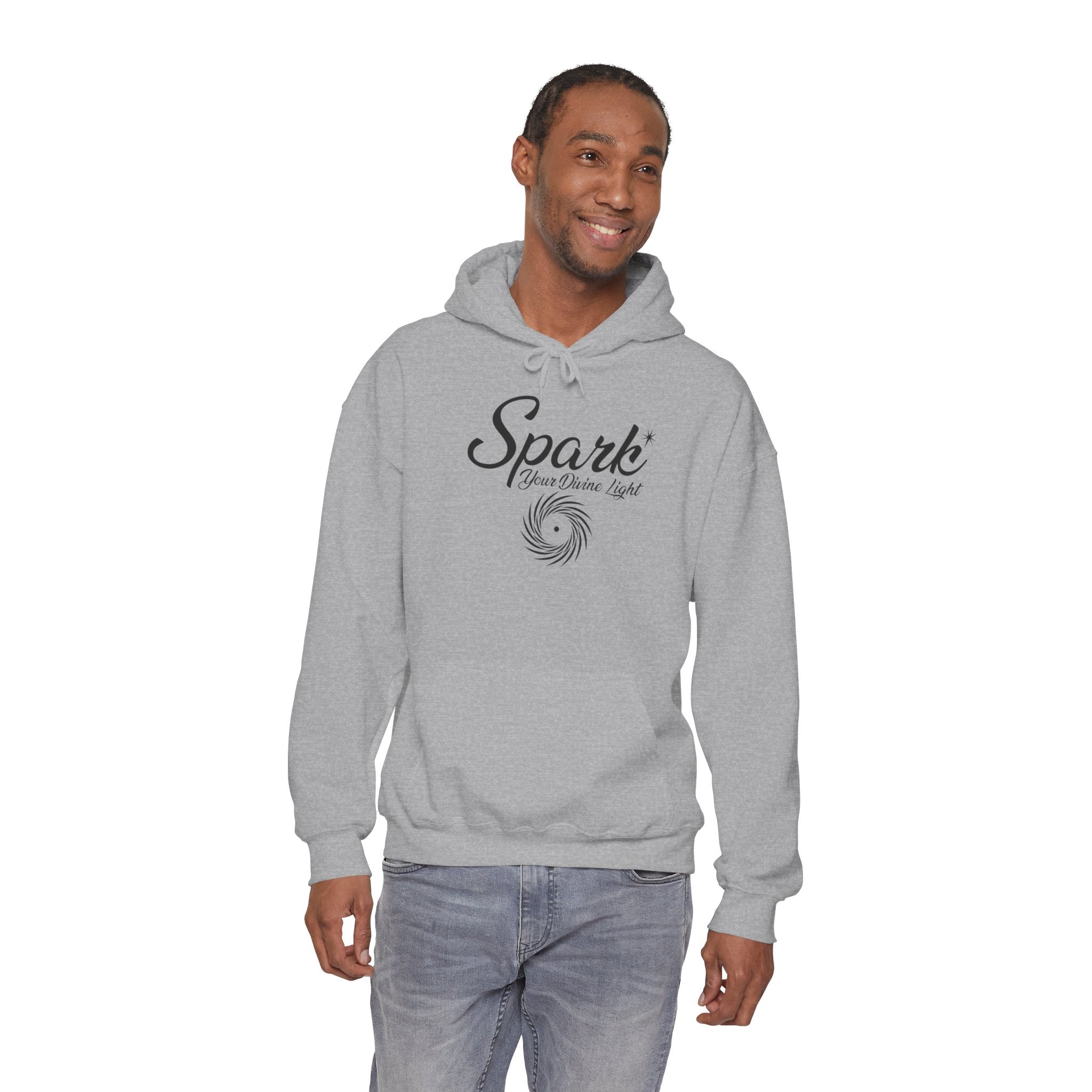 Spark Your Divine Light Hoodie Inspirational Spiritual Pullover