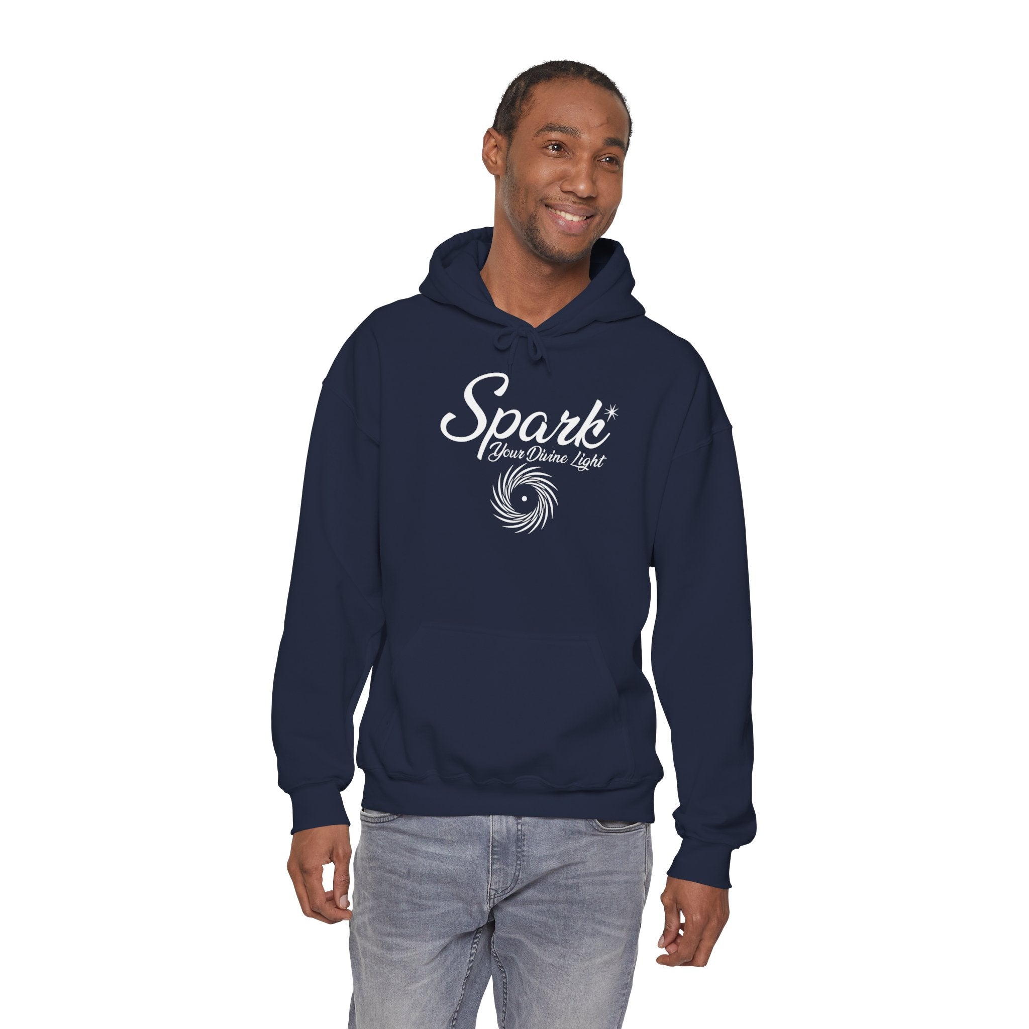 Spark Your Divine Light Hoodie Inspirational Spiritual Pullover