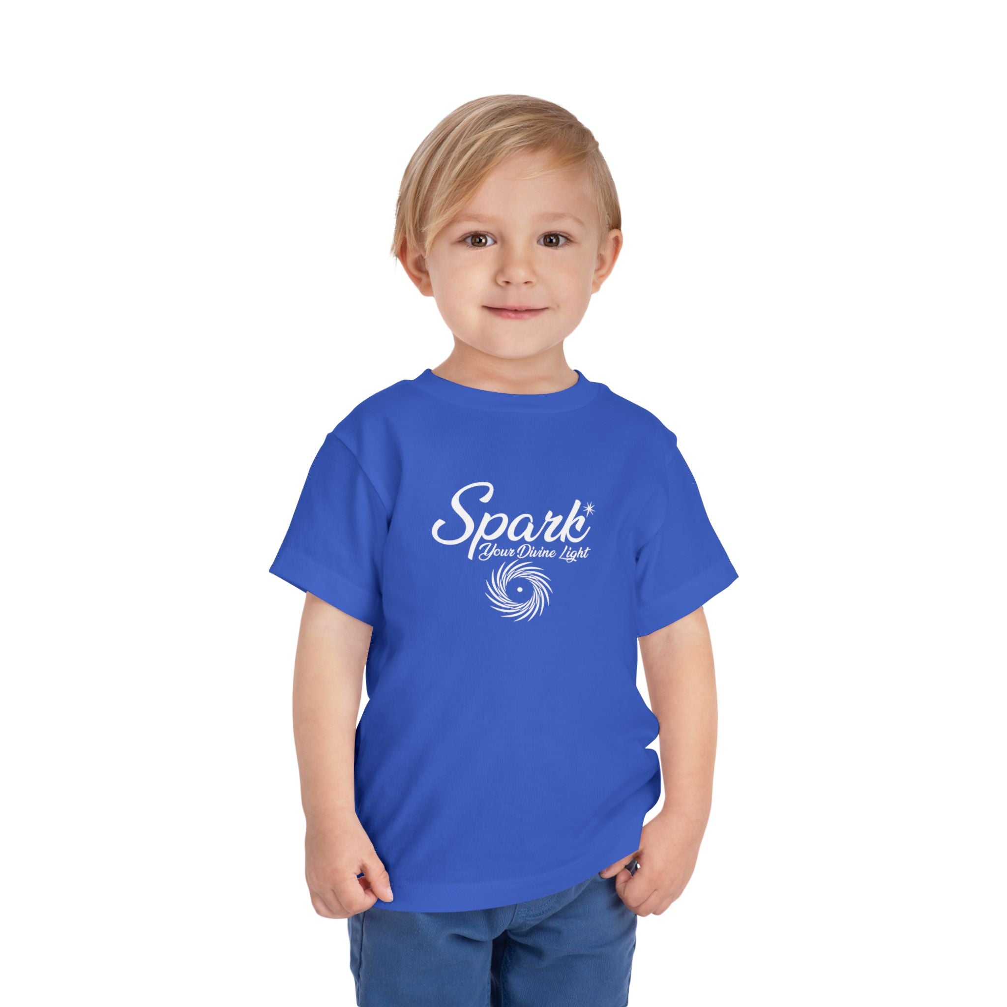 Spark Toddler Tee - 'Shine Your Light' Yellow Graphic Shirt