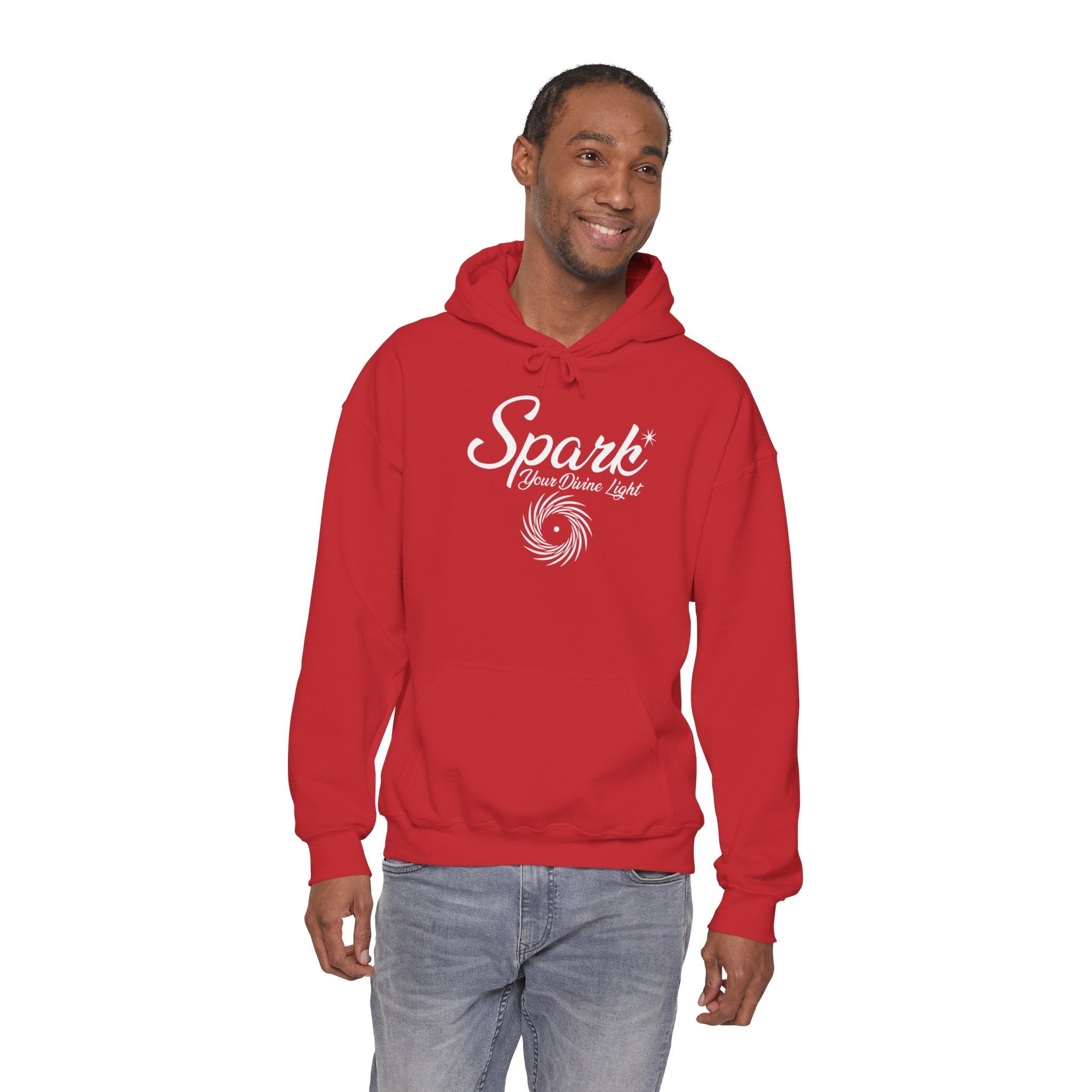 Spark Your Divine Light Hoodie Inspirational Spiritual Pullover
