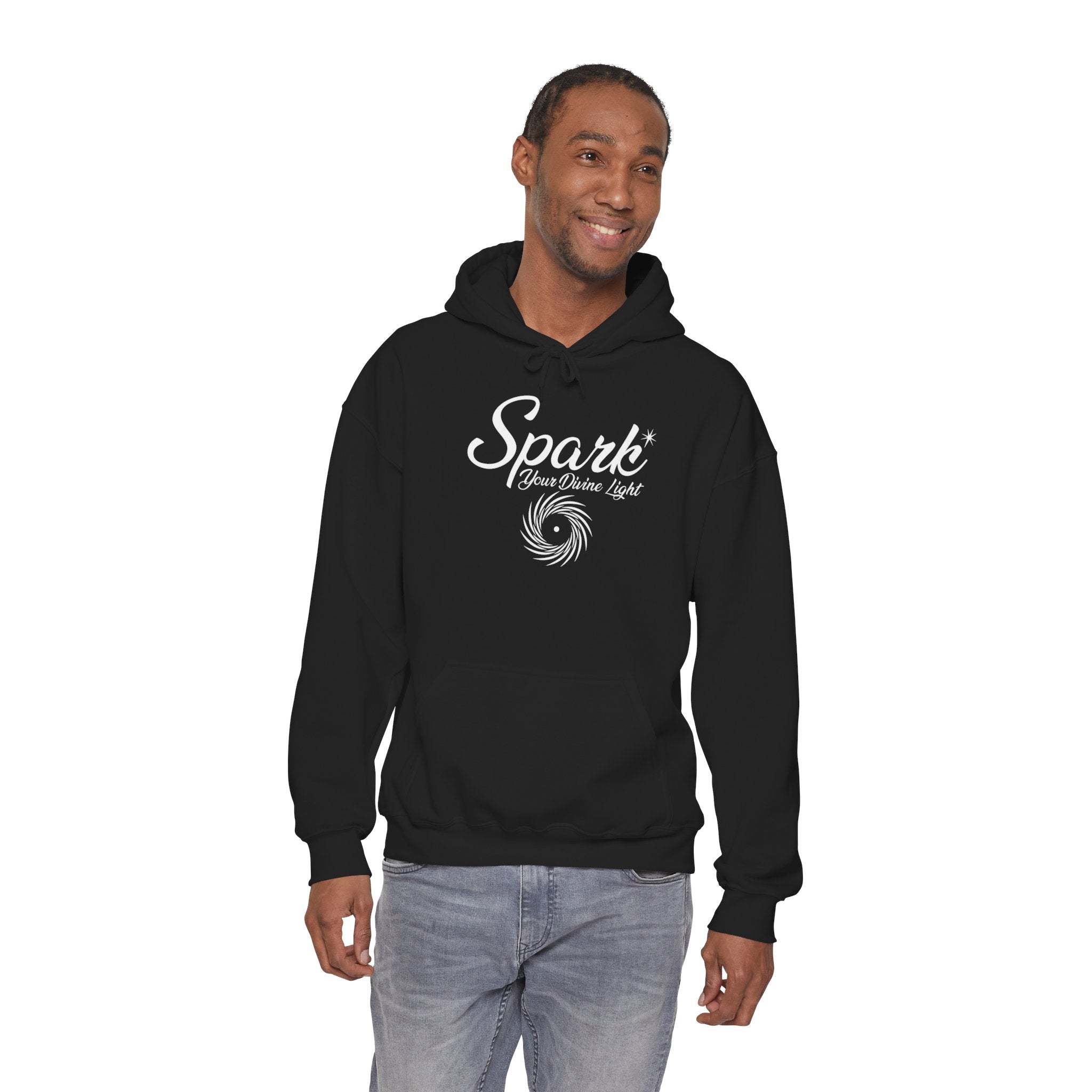 Spark Your Divine Light Hoodie Inspirational Spiritual Pullover