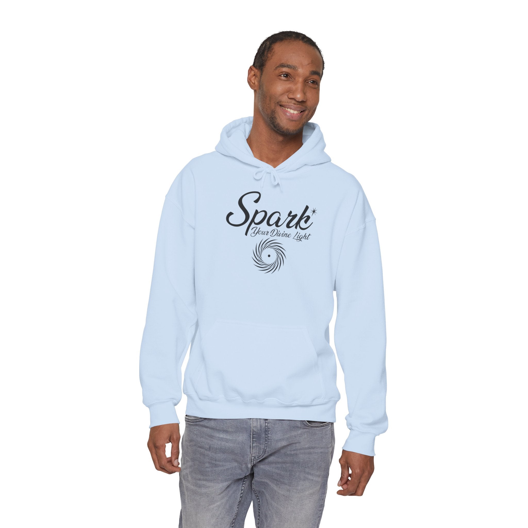Spark Your Divine Light Hoodie Inspirational Spiritual Pullover