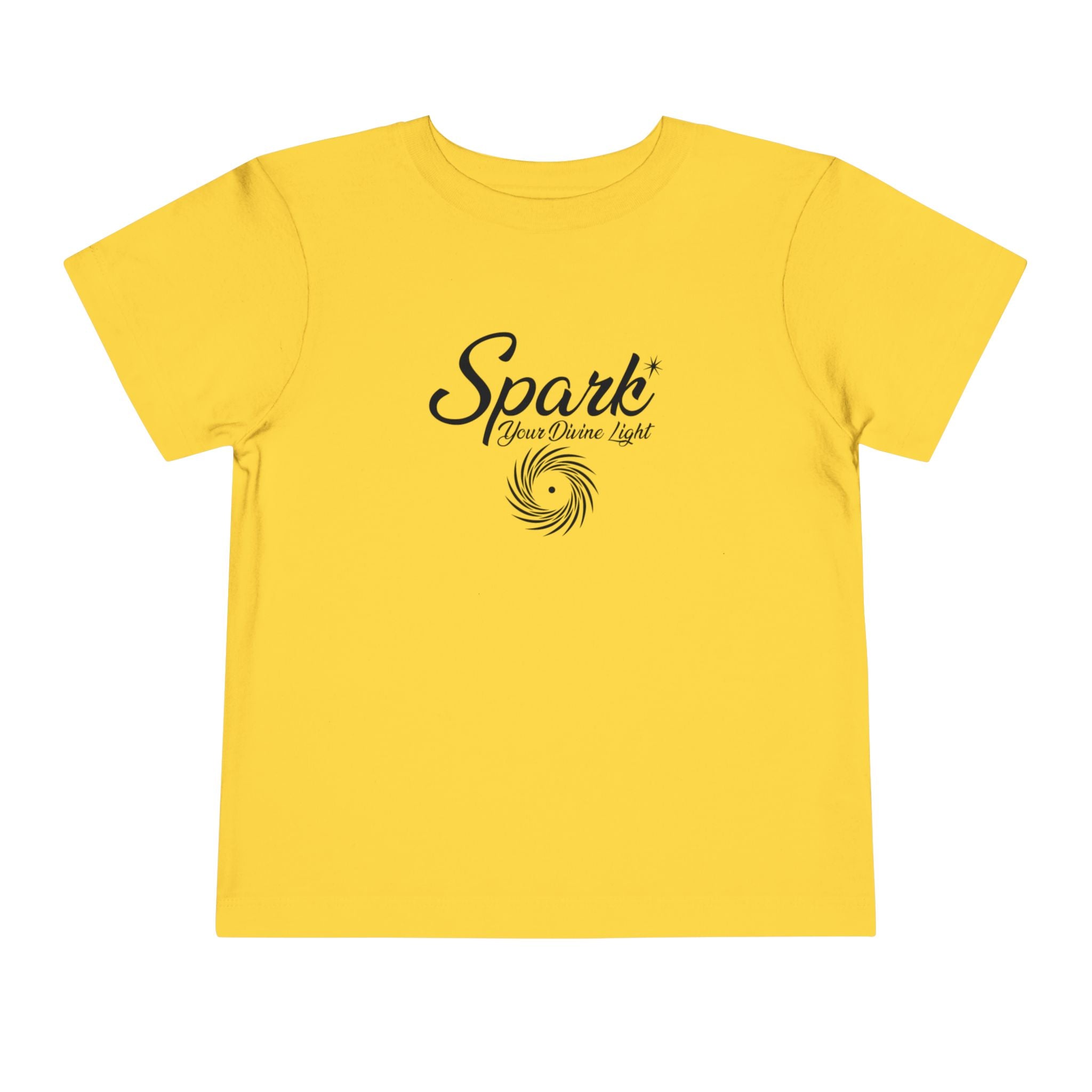 Spark Toddler Tee - 'Shine Your Light' Yellow Graphic Shirt
