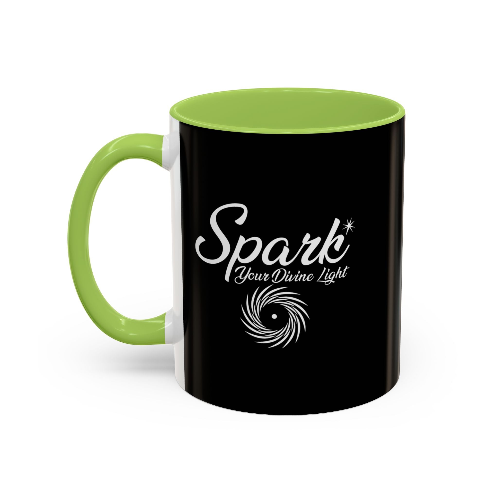 Spark Your Divine Light Accent Ceramic Coffee Mug