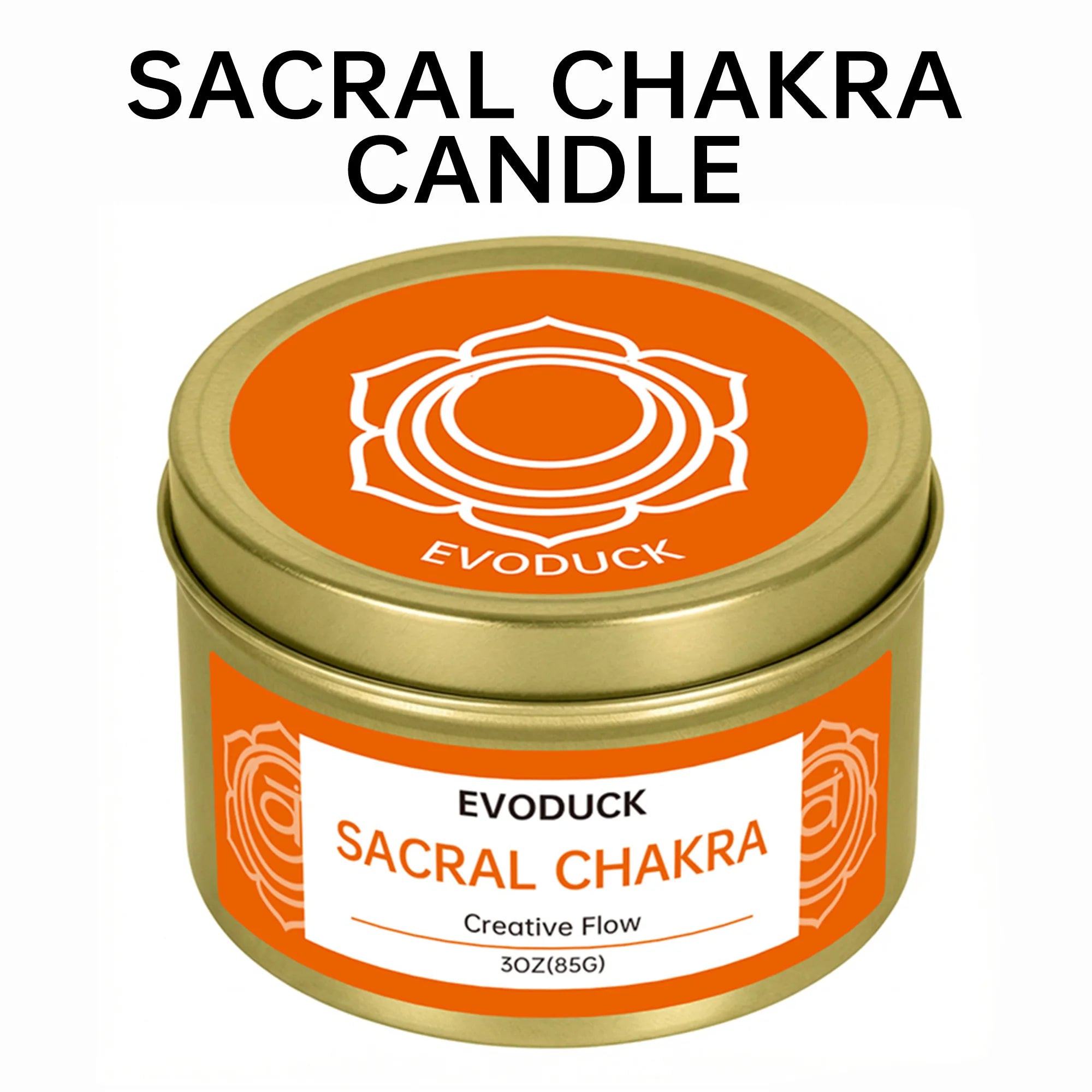 Crown Chakra Scented Candles Sandalwood scent- with Gift Box Spiritual Gifts for Women,Men,Valentines Day Birthday&Anniversary