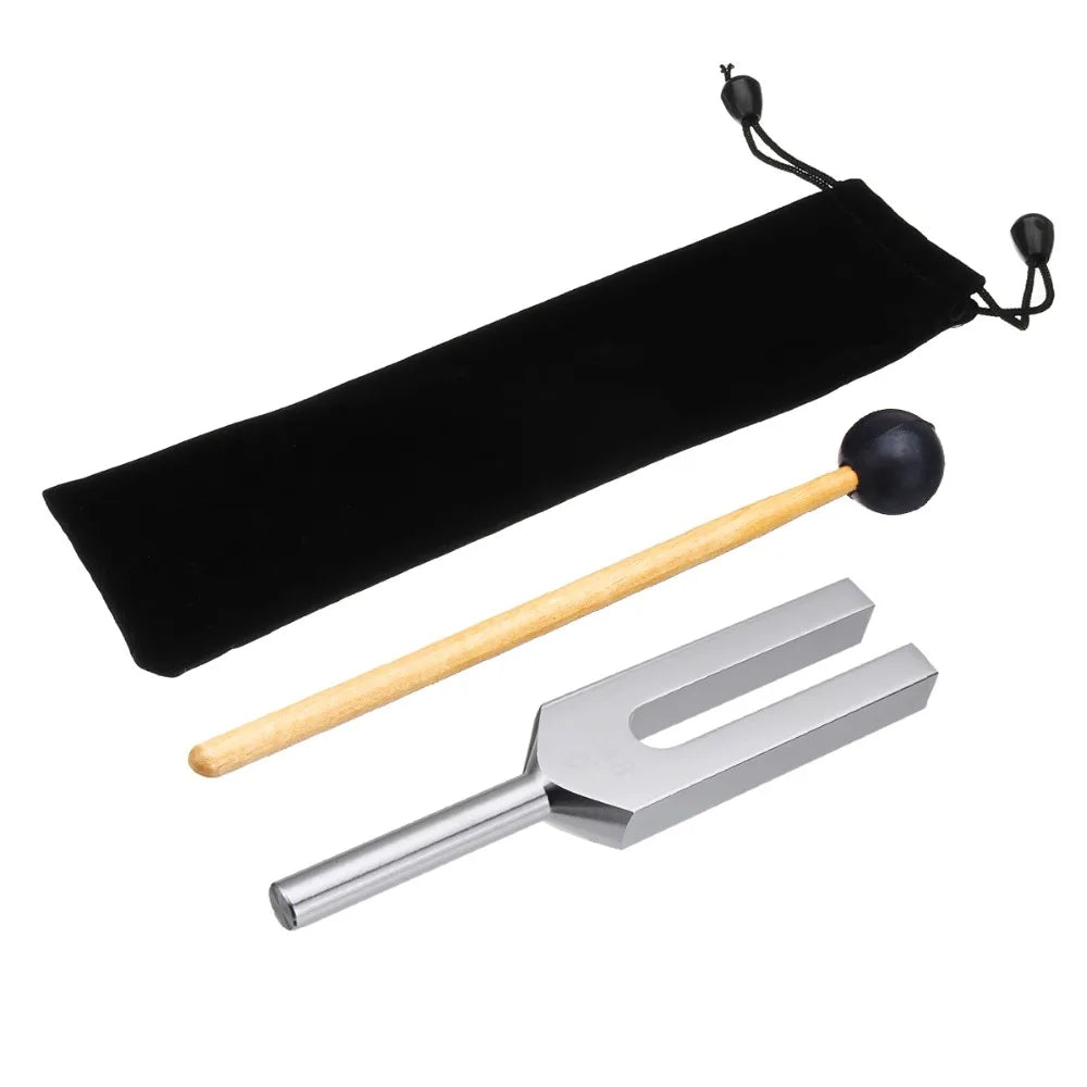 Medical 128Hz 256Hz 512Hz 1024Hz 2048Hz 4096Hz Neurological Massager Chakra Tuning Fork Hammer Stick Sound Healing Therapy Tool