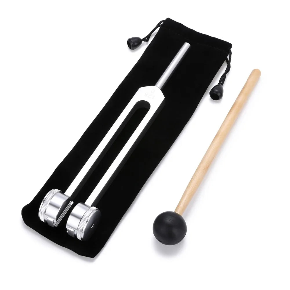 Medical 128Hz 256Hz 512Hz 1024Hz 2048Hz 4096Hz Neurological Massager Chakra Tuning Fork Hammer Stick Sound Healing Therapy Tool