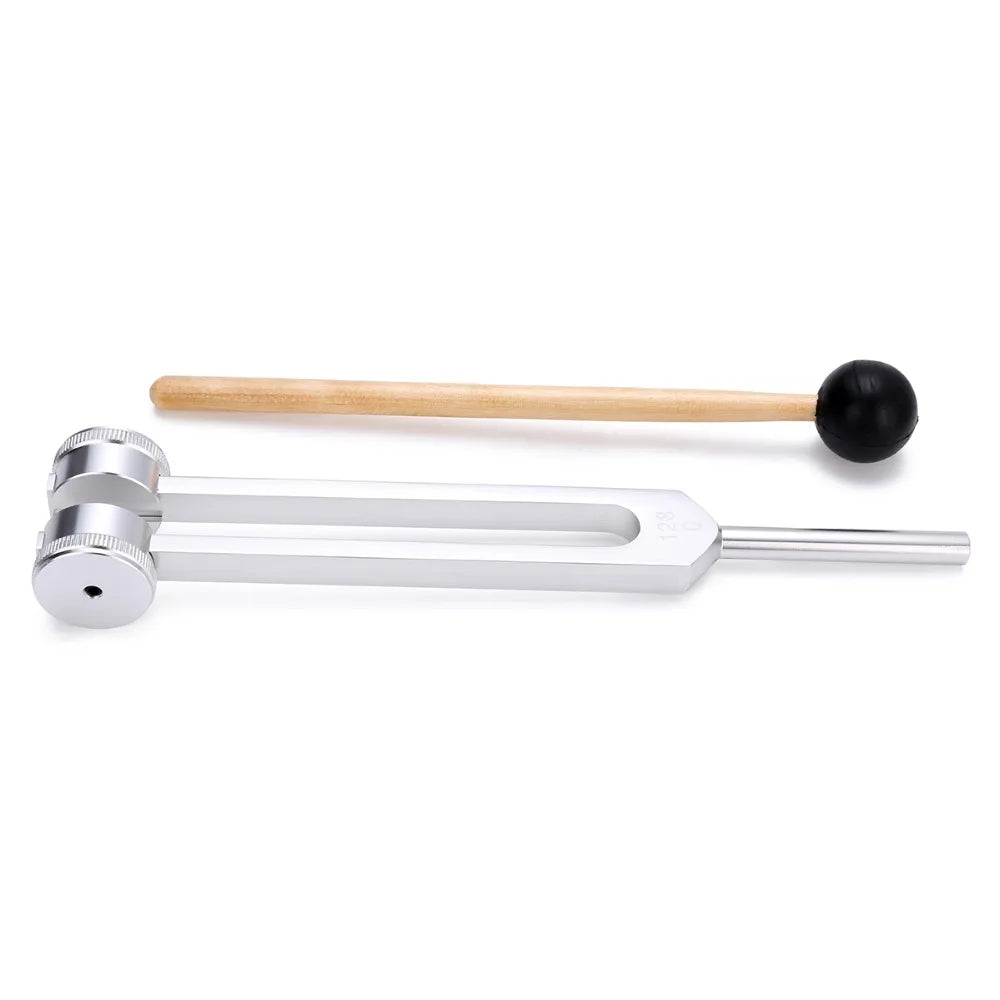 Medical 128Hz 256Hz 512Hz 1024Hz 2048Hz 4096Hz Neurological Massager Chakra Tuning Fork Hammer Stick Sound Healing Therapy Tool