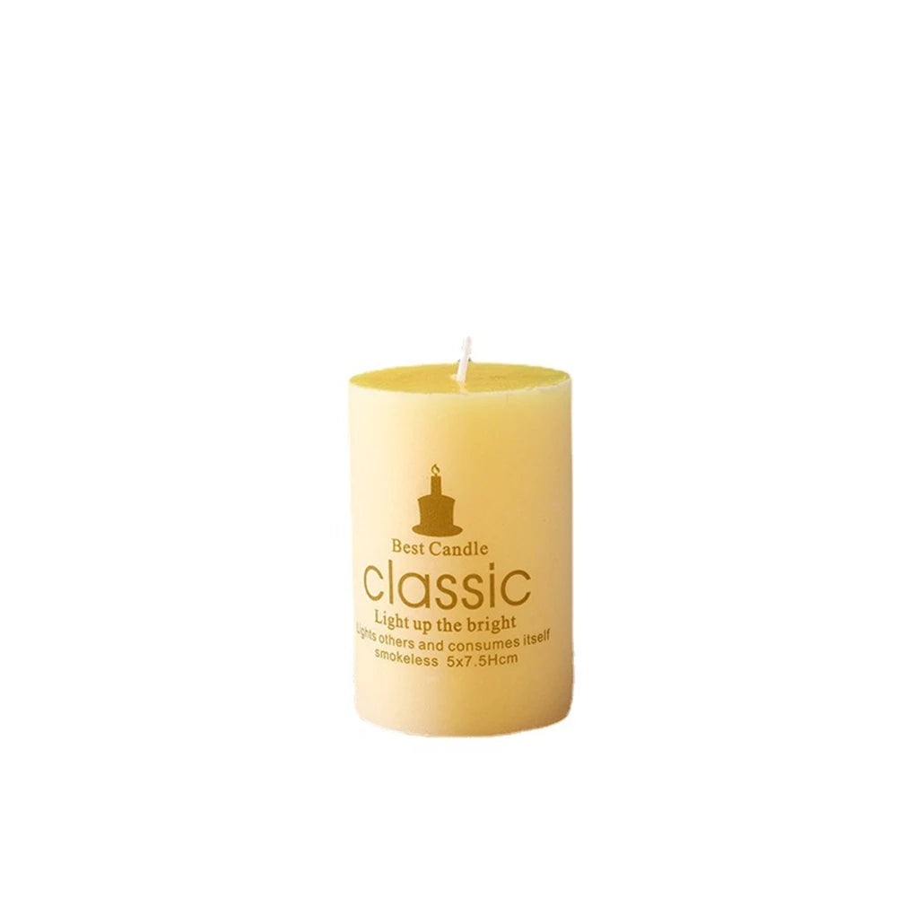 Natural Plant Scented Classic Cylindrical Candles Lavender Red Rose Vanilla Ocean Green Tea Sakura Fragrant Holiday Party Candle