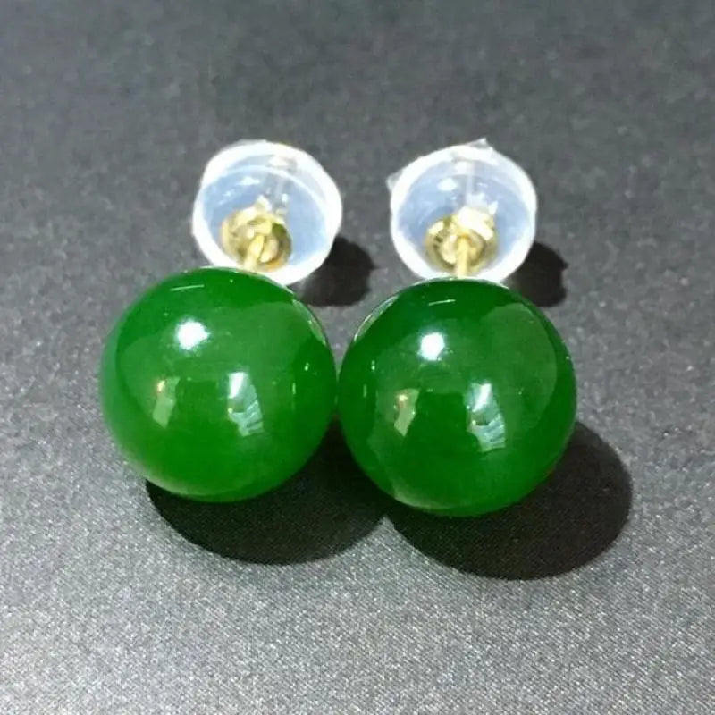 Natural White Jade Crescent Hoop Earrings Women Fine Jewelry Genuine Hetian Jades Nephrite Crescent Moon Dangle Earring