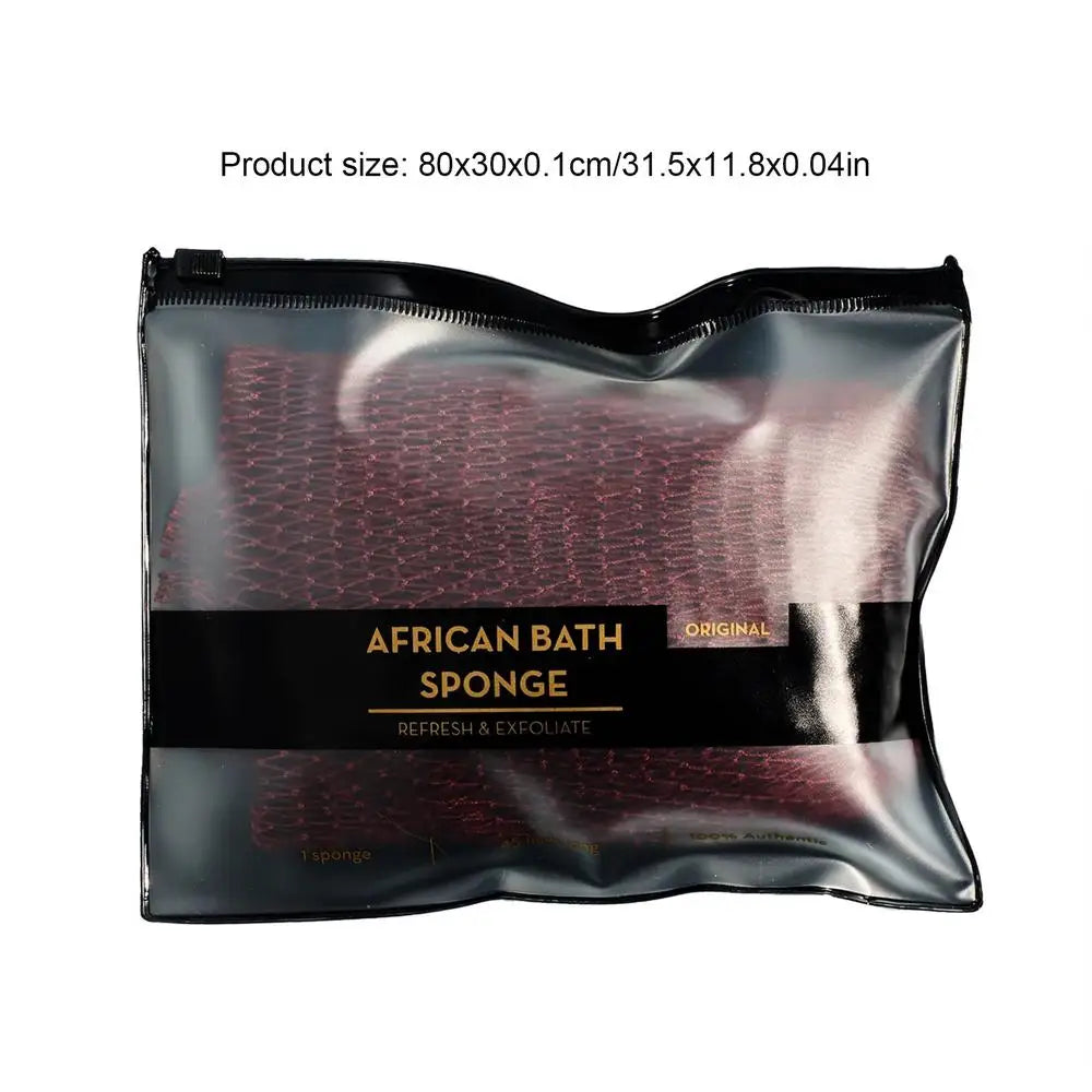 African Bath Net Colorful Net Sponge Body Exfoliator Reusable Bath Sponge Washcloth African Scrubbing Long Net Rag Shower