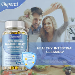 Parasite Blast Detox Complex - Supports Intestinal Health, Eliminates Parasites, Promotes Metabolism, and Enhances Immunity