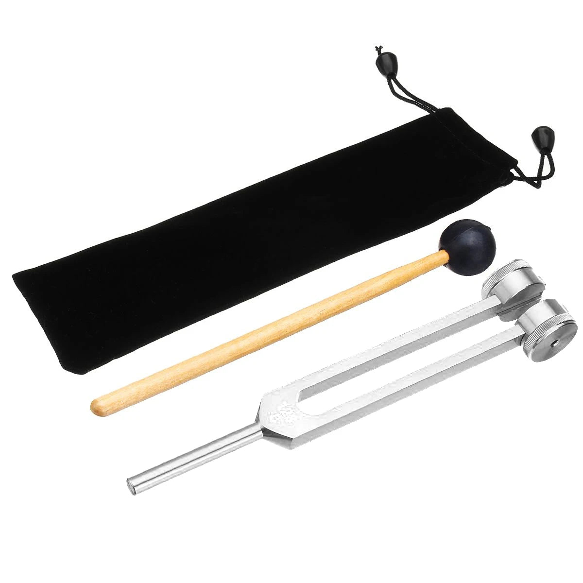 Medical 128Hz 256Hz 512Hz 1024Hz 2048Hz 4096Hz Neurological Massager Chakra Tuning Fork Hammer Stick Sound Healing Therapy Tool