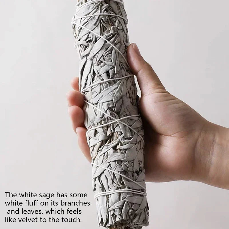 White Sage Bundles - Sage Smudge Stick for Home Cleansing Incense Healing Meditation and California Smudge Sticks Rituals