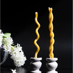 50-300Pcs Natural Beeswax Candles Decorative Hanukkah Candles Beeswax Birthday Candles for Church Prayer Cake Christmas 6.29in