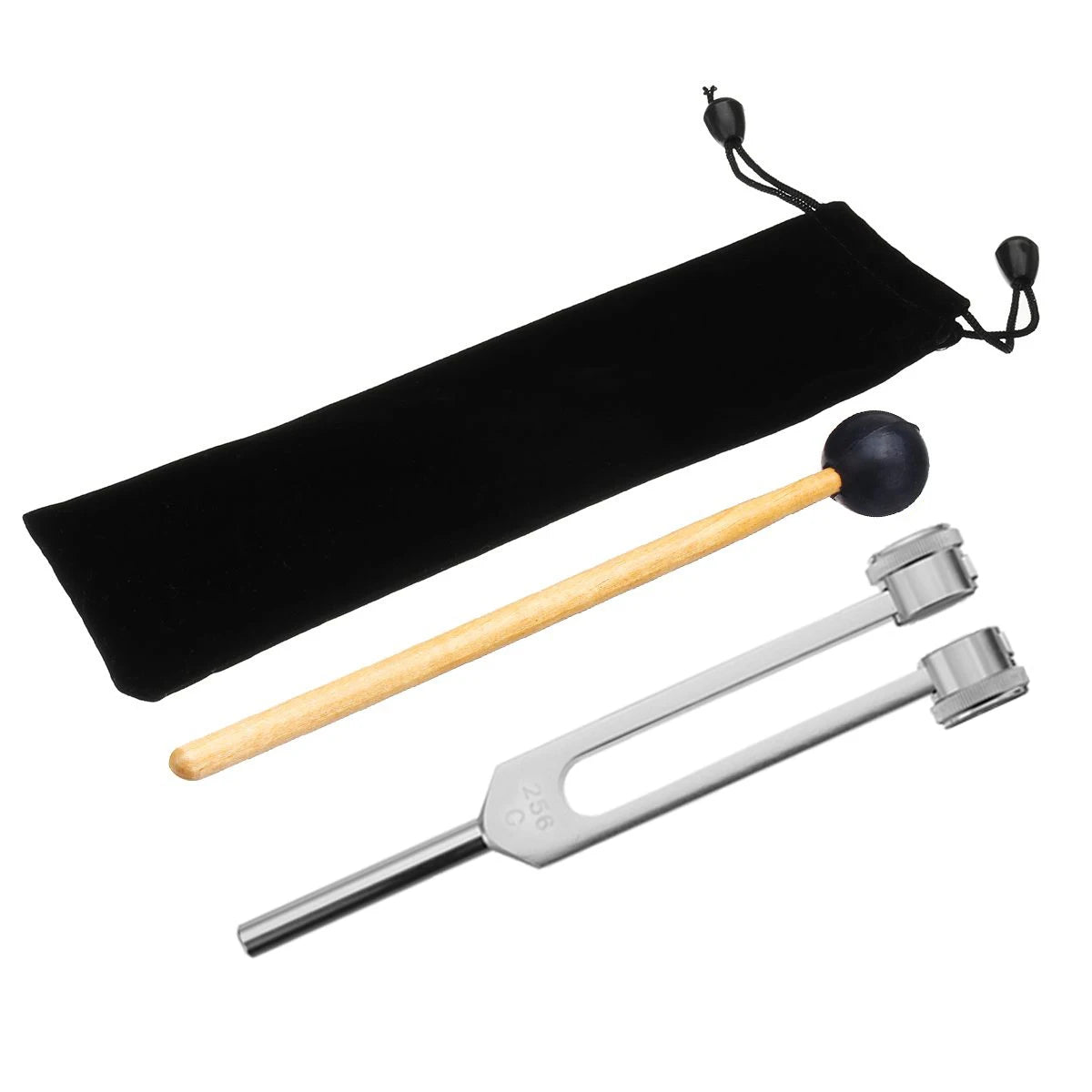 Medical 128Hz 256Hz 512Hz 1024Hz 2048Hz 4096Hz Neurological Massager Chakra Tuning Fork Hammer Stick Sound Healing Therapy Tool