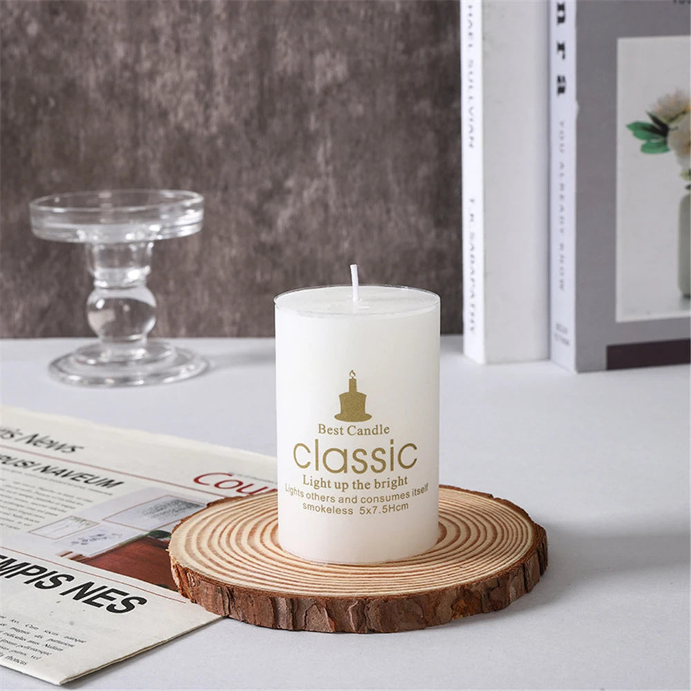Natural Plant Scented Classic Cylindrical Candles Lavender Red Rose Vanilla Ocean Green Tea Sakura Fragrant Holiday Party Candle