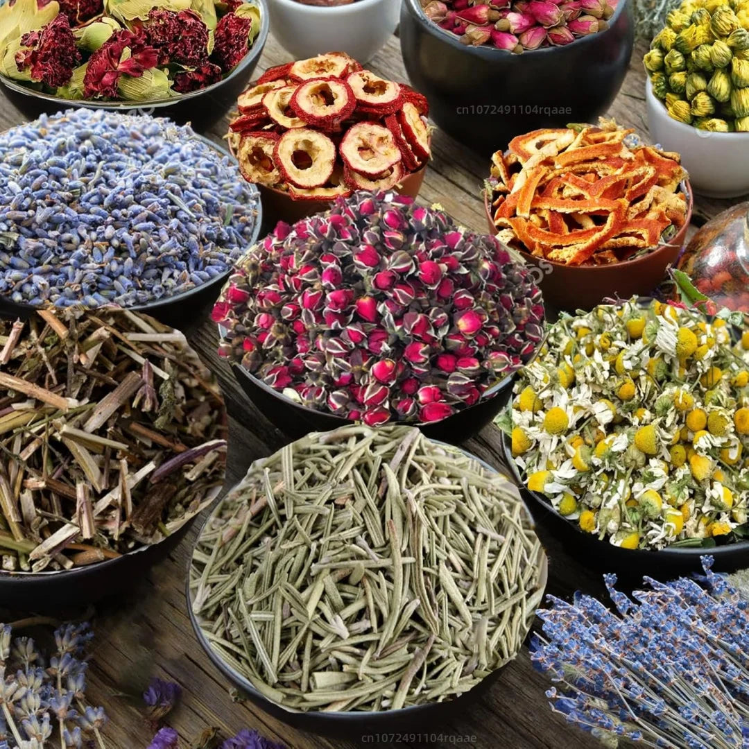 200g Natural Dried Flowers Chamomile/Rose/Butterfly Orchid/Jasmine/lavender Aromatherapy, Sachet, Soap Candle Making Home Decor