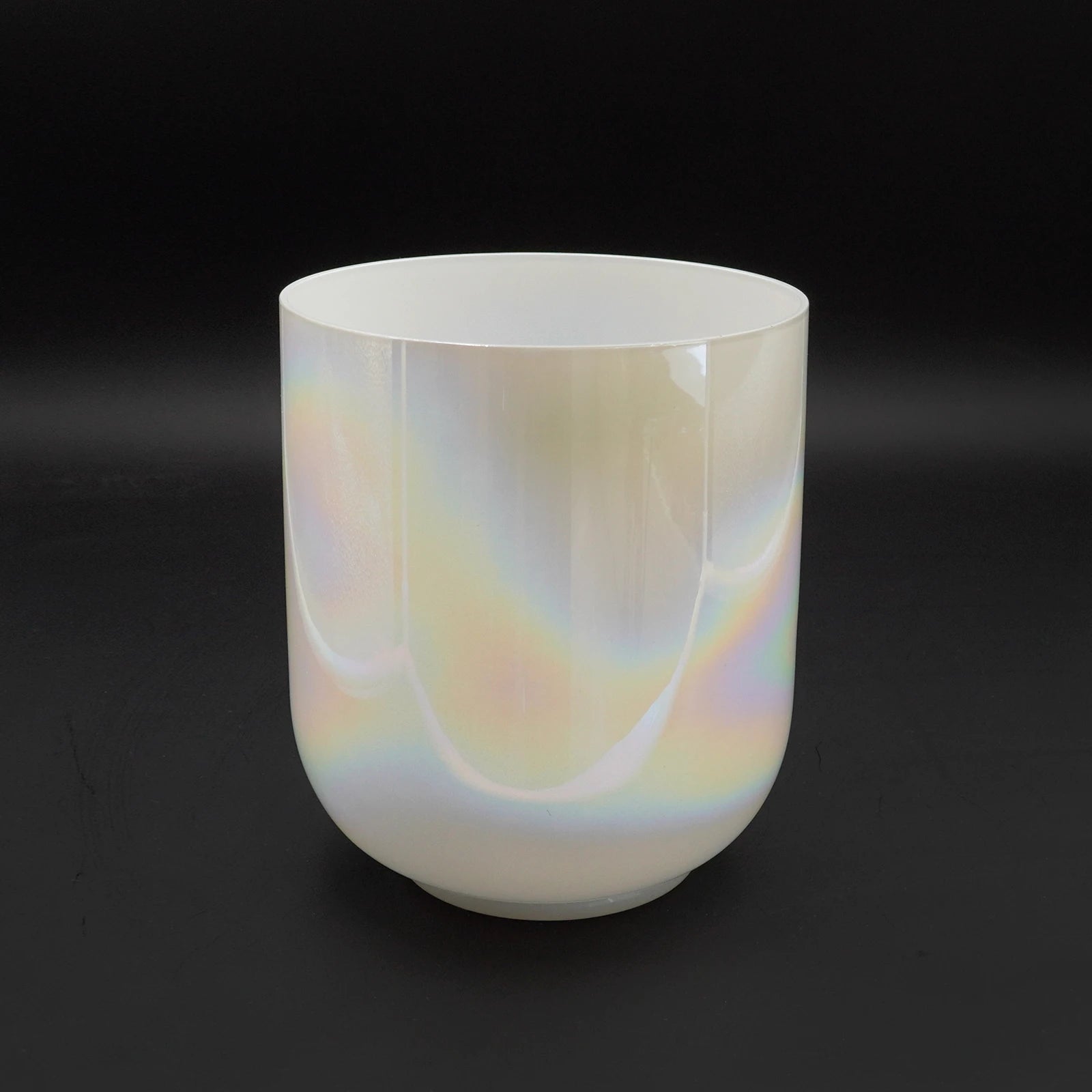 KVKA Chakra Frosted Quartz Crystal Singing Bowl For Meditation Yoga Healing