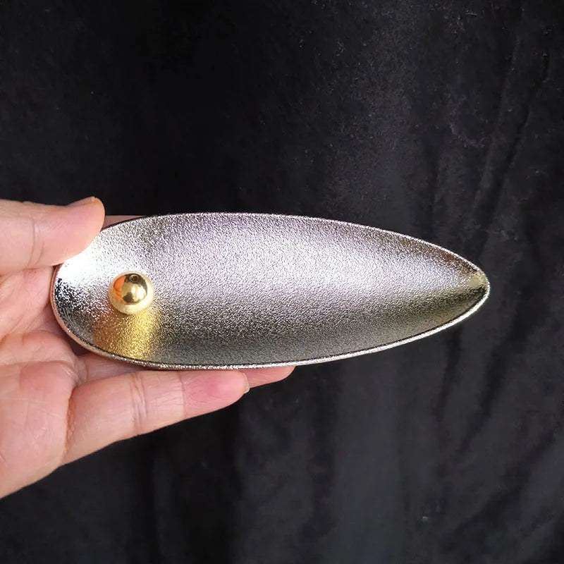 Japanese Alloy Incense Burner Metal White Sage Incense Sticks Holder Zen Household Home Decor Ornaments Ashtray