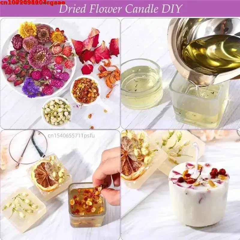 200g Natural Dried Flowers Chamomile/Rose/Butterfly Orchid/Jasmine/lavender Aromatherapy, Sachet, Soap Candle Making Home Decor