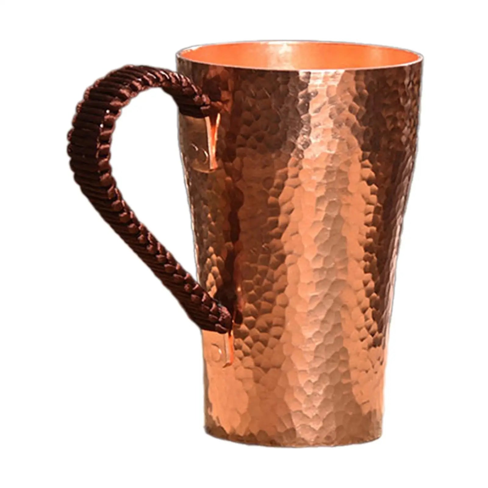 Copper Coffee Mug Drinkware Moscow Mules Cup Large Capacity 400ml Water Mug Handmade Copper Water Cup for Beverage Hosuehold